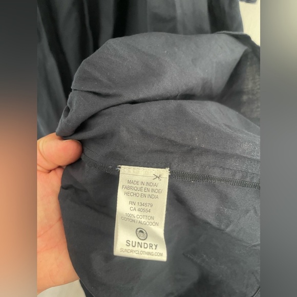 NWOT Sundry Dress w/ Varsity Stripes - Picture 9 of 12